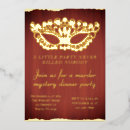Recherche de masque rouge invitations Gothique