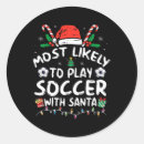 Recherche de football père noël autocollants Famille