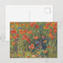 Recherche de coquelicots cartes postales Champ de fleurs