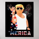 Recherche de partie 4 juillet posters Drapeau américain