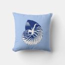 Suche nach nautilus muschel kissen Blau