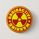 Recherche de radioactivité badges Avertissement