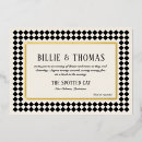 Recherche de noir et ivoire invitations Pour eux