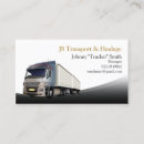 Recherche de transport routier cartes visite Camionneur