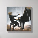 Recherche de pianos art Toile