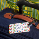 Recherche de printemps bagages étiquettes Bleu