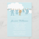 Recherche de corde linge invitations Bleu