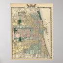 Suche nach chicago poster Lithographie