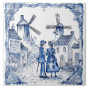 Recherche de bleu de delft carreaux Vintage