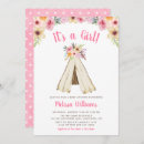 Recherche de teepee baby shower invitations Aquarelle