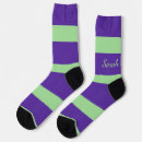 Recherche de violet chaussettes Vert