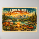 Suche nach campings poster Retro
