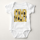 Recherche de jaune et noir bébé vêtements Motif