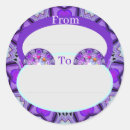 Recherche de mandala arc en ciel autocollants Violet