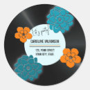 Recherche de vinyl record autocollants Rétro