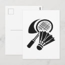 Suche nach badminton postkarten Federball