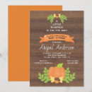 Recherche de bébé citrouille invitations Fête de bébé