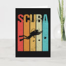 Recherche de scuba vœux cartes Plonger