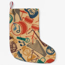 Recherche de instruments musique de chaussette de noël Illustration