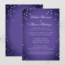 Recherche de argent pourpre invitations Simple