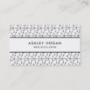 Recherche de motif abstrait noir et blanc cartes visite Professionnel