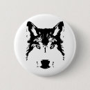 Recherche de tête loup badges Sauvage