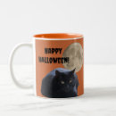 Recherche de pleine lune tasses Chat noir