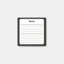 Suche nach weiß und schwarzes post it Bürobedarf