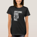 Suche nach juli geburtstag tshirts 1961