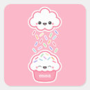 Recherche de nuage kawaii autocollants Pluie