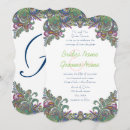 Recherche de couleurs de paon invitations Pour eux