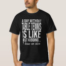 Suche nach tischtennis tshirts Spieler