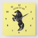 Suche nach schwarze pferde wanduhren Tier