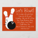 Recherche de goupilles de bowling invitations Rouge