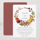 Recherche de automnal mariage invitations Aquarelle