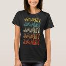 Recherche de janet tshirts Rétro