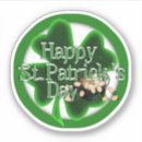 Recherche de de jour de st patrick autocollants Trèfle