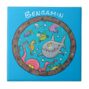 Suche nach fische im wasser fliesen Meeresleben