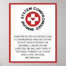 Suche nach krankheit poster Quarantäne