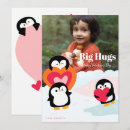 Recherche de de pingouin vœux cartes Rose