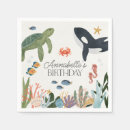 Recherche de la baleine bleue serviettes Sous la mer