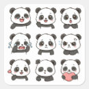 Recherche de panda mignon autocollants Animaux