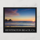 Recherche de huntington beach cartes postales Coucher de soleil