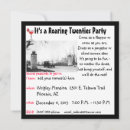 Recherche de gangster invitations Flapper