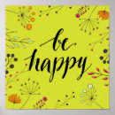 Suche nach be happy poster Inspirierend