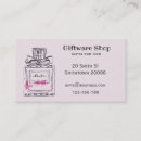 Recherche de bouteille de parfum cartes visite Boutique