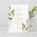 Recherche de calla mariage invitations Aquarelle