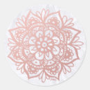 Recherche de mandalas autocollants Rose