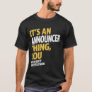 Suche nach ansager tshirts Beruf