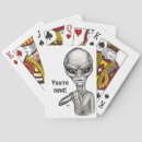 Suche nach alien spielkarten Ufo